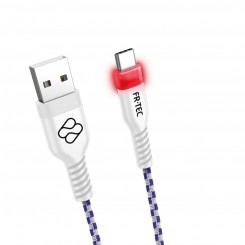 USB A - USB C Cable FR-TEC FT0030 White 3 m