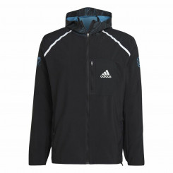 Men's Sports Jacket Adidas Marathon For the Oceans Black