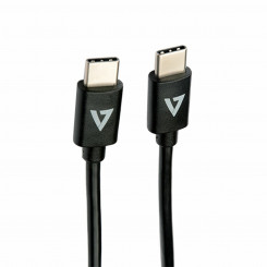 Cable USB C V7 V7USB2C-1M Black