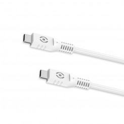 Cable USB C Celly USBCUSBCWH White 1 m