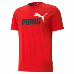 Puma Essentials+ Men's Short Sleeve T-Shirt Red