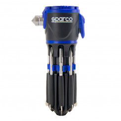 Emergency hammer Sparco SPCT166 30 Lm Black/Blue Multipurpose