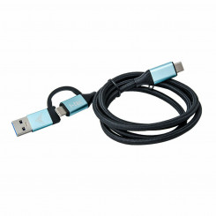 Kaabel USB C i-Tec C31USBCACBL Sinine Must Must/Sinine 1 m