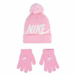 Шапки и перчатки Nike Swoosh Pink
