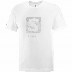 Спортивная рубашка с коротким рукавом Salomon Outlife Logo Белая
