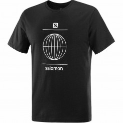 Черная мужская футболка с коротким рукавом Salomon Outlife