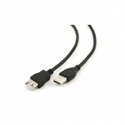 USB Topelt Pikendusjuhe 3GO C109 Must 2 m