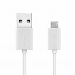 USB cable micro USB Unotec White 20 cm