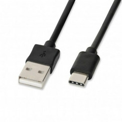 USB-C cable-USB Ibox IKUMTC Black 1 m