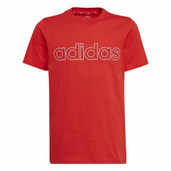 Детская футболка с короткими рукавами Adidas Essentials Красная