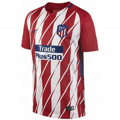 Kids Short Sleeve Soccer Shirt Nike Atlético de Madrid Local 17/19 White