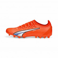 Adult Soccer Boots Puma Ultra Ultimate Mg Orange Unisex