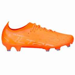 Футбольные бутсы для взрослых Puma Ultra Ultimate Fg/Ag оранжевые женские