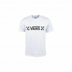 Мужская футболка с коротким рукавом Vans Drop V Check-B белая