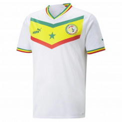 Men's Short Sleeve Soccer Shirt Puma Senegal White