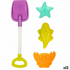 Set of beach toys Colorbaby 4 Pieces, parts polypropylene (12 Units)
