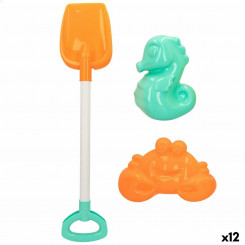 Set of beach toys Colorbaby 3 Pieces, parts 58 cm (12 Units)