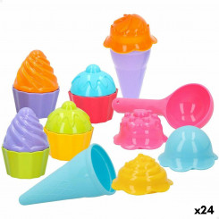 Набор пляжных игрушек Colorbaby 15 шт., детали Формочки для кексов-мороженого (24 шт.)