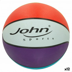 Баскетбольный мяч John Sports Rainbow 7 Ø 24 см 12 шт.