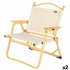 Folding camping chair Aktive Sabana 47 x 62 x 42 cm (2 Units)