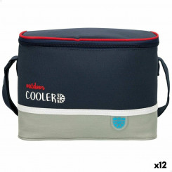 Active Cooler Bag Navy Blue Gray 24 x 16.5 x 15 cm (12 Units)