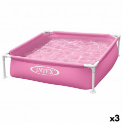 Pool Detachable Intex Pink 342 L 122 x 30 x 122 cm (3 Units)