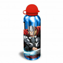 Бутылка для воды Avengers Botella Aluminio 500 мл - 3 мод. Красный Серый Синий Алюминий (500 мл)