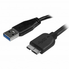 USB-kaabel-Mikro USB Startech USB3AUB50CMS         Must