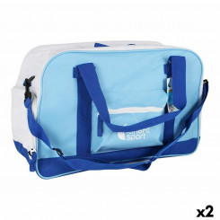 Спортивная сумка с держателем для обуви LongFit Care Синий/Белый (2 шт.)