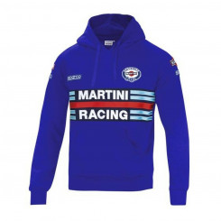 Sweatshirt with hood Sparco Martini Racing Blue