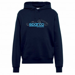 Sweatshirt with hood Sparco S017024BM0304 Blue 3-4 years