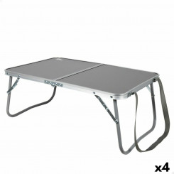 Folding folding table Active Camping Anthracite gray 60 x 25 x 40 cm (4 Units)