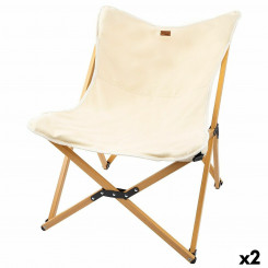 Folding camping chair Aktive Muld 58 x 73 x 61 cm (2 Units)