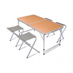 Table Set with 4 Chairs Redcliffs Aluminum