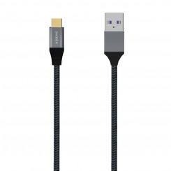 USB A - USB C Cable Aisens A107-0630 50 cm Grey