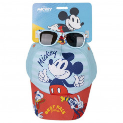 Laste nokamüts Mickey Mouse Sinine (51 cm)