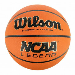 Basketball Ball Wilson NCAA Legend White Orange Leather Artificial Leather Dermatin 7