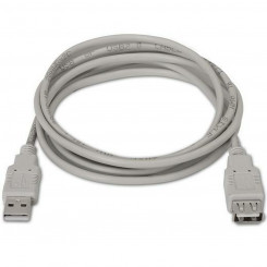 USB cable Aisens Beige 1 m