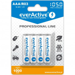 Laetavad Akud EverActive EVHRL03-1050 1,2 V AAA
