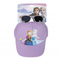 Hat and sunglasses set Frozen 2 Pieces, parts Pink (54 cm)