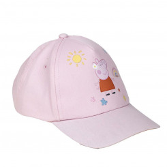 Детская шапка Свинка Пеппа Розовая (54 см)