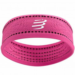 Sports headband Compressport Thin On/Off Fuchsia pink