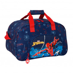Спортивная сумка Spider-Man Neon Морской синий 40 x 24 x 23 см