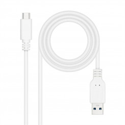 USB-C cable-USB NANOCABLE 10.01.4002-W White 2 m