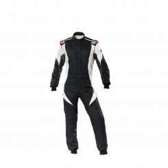 Racing overalls OMP FIRST EVO Black/White 50