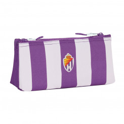 Bag for school supplies Real Valladolid CF Purple Sports 22 x 10 x 8 cm