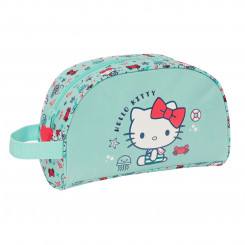 Bag for school supplies Hello Kitty Sea lovers Turquoise blue 26 x 16 x 9 cm