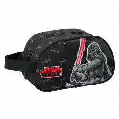 Bag for school supplies Star Wars The fighter Black 26 x 15 x 12 cm
