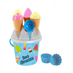 Beach bucket Ice Cream AVC Blue