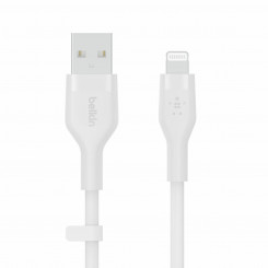 USB charging cable Belkin CAA008BT1MWH White 1 m  